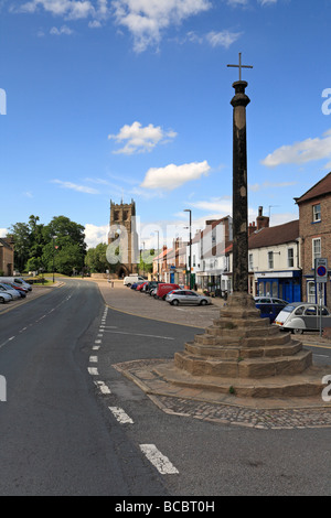 Market Cross, Bedale, North Yorkshire, England, UK. Stockfoto