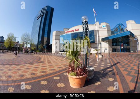 Symphony Hall ICC Hyatt Hotel Broad Street Birmingham England UK United Kingdom GB Großbritannien britischen Inseln Europa EU Stockfoto