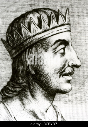 König EGBERT von WESSEX - West Saxon König und der erste Herrscher von den Engländern Stockfoto