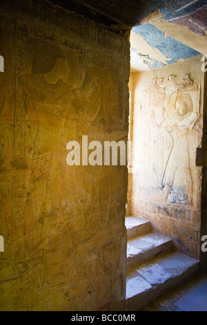 Grab des Khaemhet am Grab des Adels am Westufer in Luxor Ägypten Stockfoto