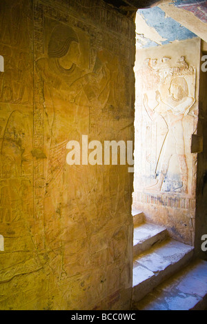 Grab des Khaemhet am Grab des Adels in Luxor Ägypten Stockfoto