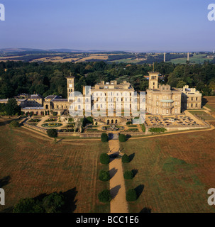 Osborne House Isle Of Wight Italianate Haus von Königin Victoria-Luftbild Stockfoto