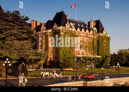 Hotel Kaiserin Kutsche Victoria Vancouver Island Kanada Nordamerika Stockfoto