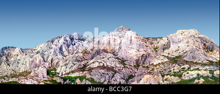 Panorama der Montagne Sainte Victoire in Südfrankreich Stockfoto