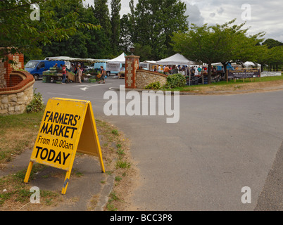 Farmers Market. Westerham, Kent, England, UK. Stockfoto