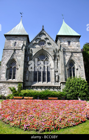 Stavanger Kathedrale, Byparken, Stavanger, Rogaland, Norwegen Stockfoto