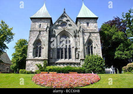 Stavanger Kathedrale, Byparken, Stavanger, Rogaland, Norwegen Stockfoto