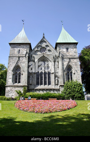 Stavanger Kathedrale, Byparken, Stavanger, Rogaland, Norwegen Stockfoto