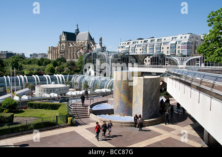 Paris Frankreich Französisch Forum des Halles-Shopping-Mall Stockfoto