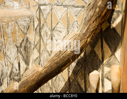 Burkina Faso. Sowie Land. Animistischen Dorf von Tiebelé. Stockfoto