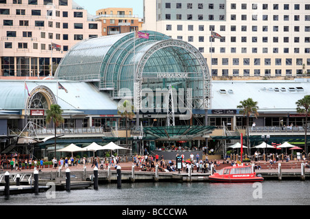 Harbourside Shopping Centre Restaurants und Hotels zum Darling Harbour Sydney Australia Stockfoto