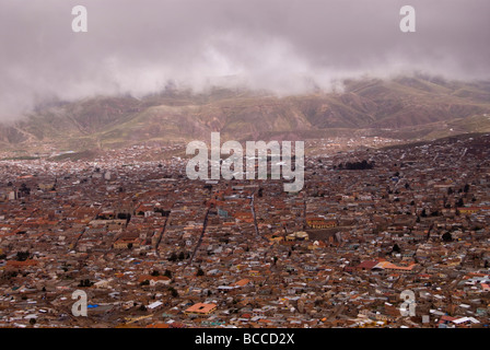 Potosi Stadtansicht von Cerro Rico, Bolivien. Potosi ist UNESCO-Weltkulturerbe erklärt. Stockfoto