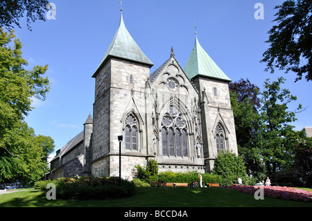 Stavanger Kathedrale, Byparken, Stavanger, Rogaland, Norwegen Stockfoto