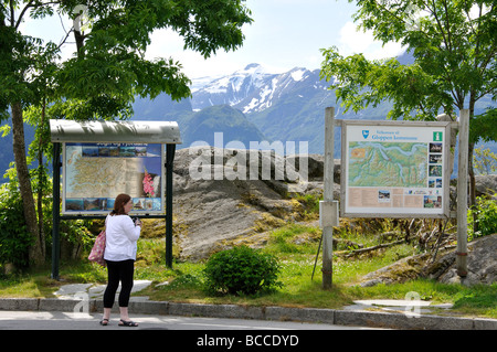 Nord-Fjord, Baustil, Sogn Og Fjordane, Norwegen Stockfoto