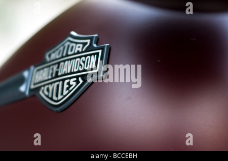 Harley Davidson Motorräder in Dubai Stockfoto