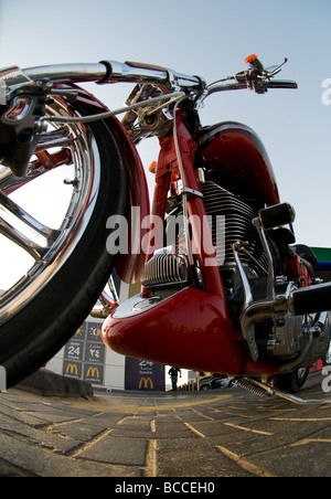 Harley Davidson Motorräder in Dubai Stockfoto