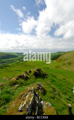 Auf der Suche nach Tywyn Gwynedd von Dysynni Valley Nord Wales UK Stockfoto