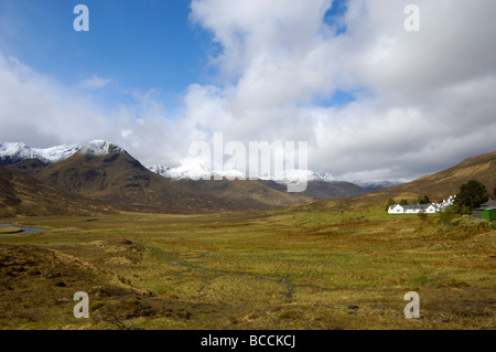 Glen Shiel, in der Nähe von Cluanie Inn, Highlands, Schottland Stockfoto