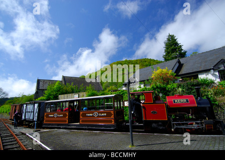 Dampf-Lokomotive Corris Gwynedd North Wales UK Stockfoto