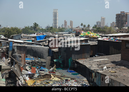 Die berüchtigten Slum Dharavi Stockfoto