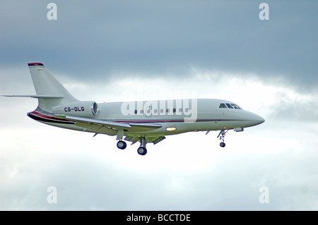 Dassault Falcon 2000EX executive Business jet-Flugzeuge.  SCO 5247. Stockfoto