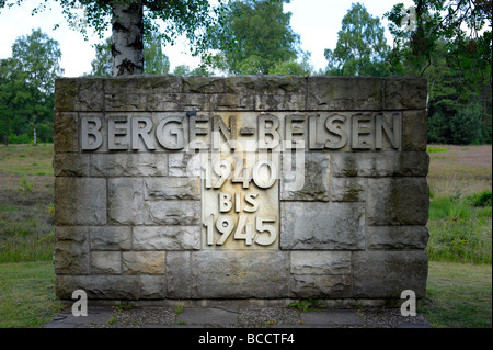 Bergen-Belsen senken Sachsen Deutschland deutsche Deutsch Deutschland KZ 1942 1945 Stalag X1-C DP Lager für Displaced persons Stockfoto