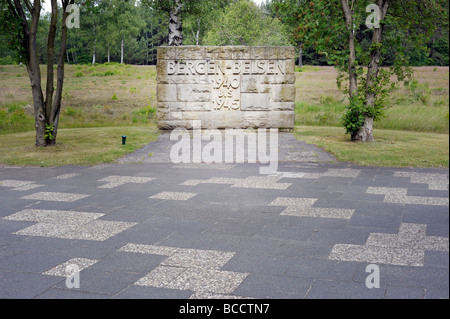 Bergen-Belsen senken Sachsen Deutschland deutsche Deutsch Deutschland KZ 1942 1945 Stalag X1-C DP Lager für Displaced persons Stockfoto