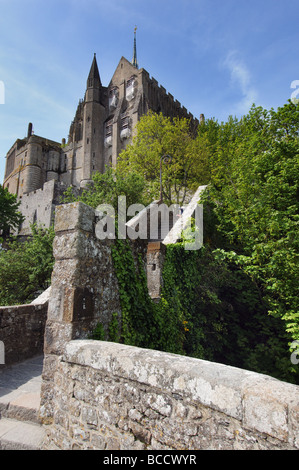 In Mont-St-Michel Stockfoto