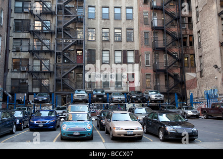 Parkplatz in New York City Stockfoto