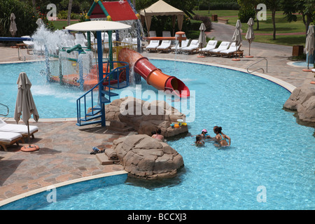 Schwimmbad Grand Hyatt Hotel Dubai Stockfoto