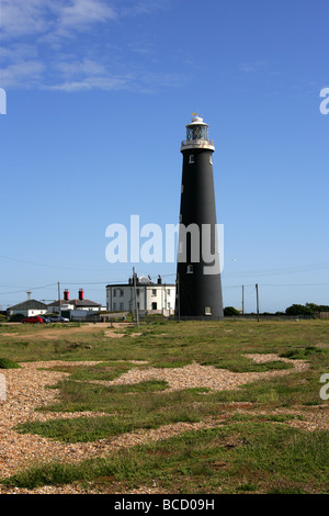 Der alte Leuchtturm Dungeness, Kent, UK Stockfoto