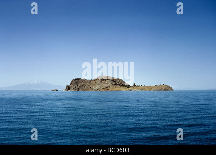 Kirche des Heiligen Kreuzes (937), Akdamar Insel Vansee, Gevaş, Türkei 680723 020 Stockfoto