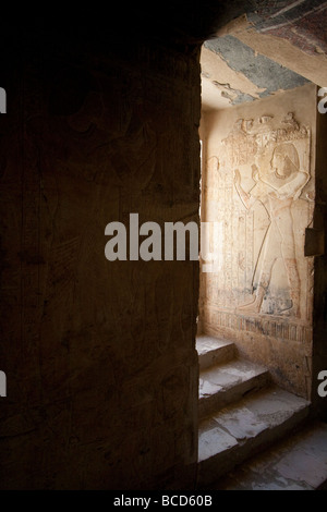 Grab des Khaemhet am Grab des Adels auf der Westbank von Luxor Ägypten Stockfoto