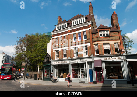 Fulham Road in Chelsea, London, England-Großbritannien-UK Stockfoto