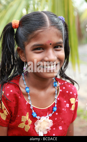 Porträt eines indischen Kindes Stockfoto