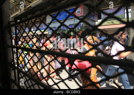 Pendler in Mumbai Stockfoto