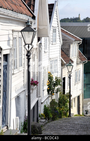 Gamle Stavanger, Stavanger, Rogaland, Norwegen Stockfoto