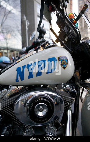 NYPD 1450cc Road King Harley Davidson Motorräder New York USA Dez. 2006 Stockfoto