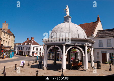 Das Butter-Kreuz in das Ortszentrum von Bungay Suffolk Uk Stockfoto