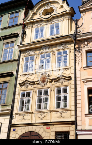 Haus des Adlers in Nerudova Straße in Prag ist die Hauptstadt und größte Stadt der Tschechischen Republik. Stockfoto