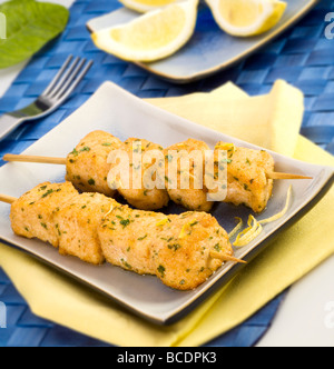 Fisch-Spieße Stockfoto