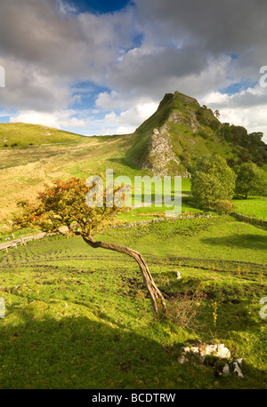 Parkhaus Hügel aus Chrom Hill, Peak District National Park, Derbyshire, England, UK Stockfoto