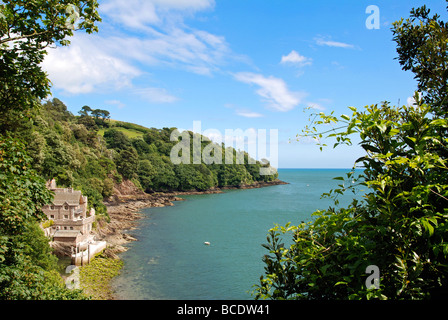 Blick auf Fluss dart aus Kingswear, Devon, uk Stockfoto