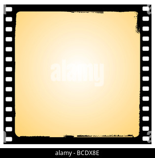 Alte Film-Frame im Grunge-Stil Stockfoto