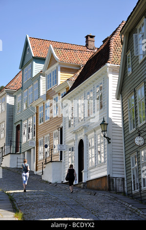 Gamle Bergen Museum, Sandviken, Bergen, Hordaland, Norwegen Stockfoto