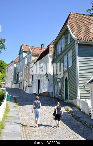 Gamle Bergen Museum, Sandviken, Bergen, Hordaland, Norwegen Stockfoto