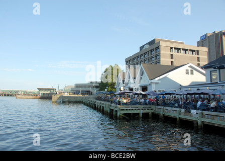 Waterfront Halifax in Nova Scotia Stockfoto