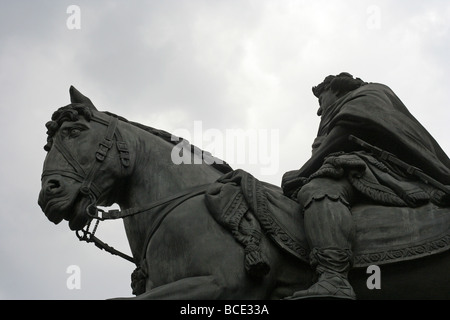 El Caballito, das kleine Pferd, einem berühmten Denkmal in der Innenstadt von Mexiko-Stadt Stockfoto