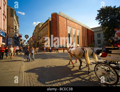 Polen Krakau Wyspianski Pavillon 2000 auf Grodzka-Straße Stockfoto