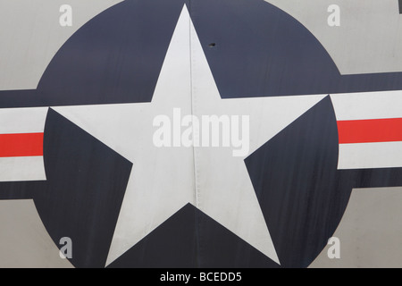 US-USAF U.S. Navy amerikanischen militärischen Rondell Symbol Symbol Star und bar